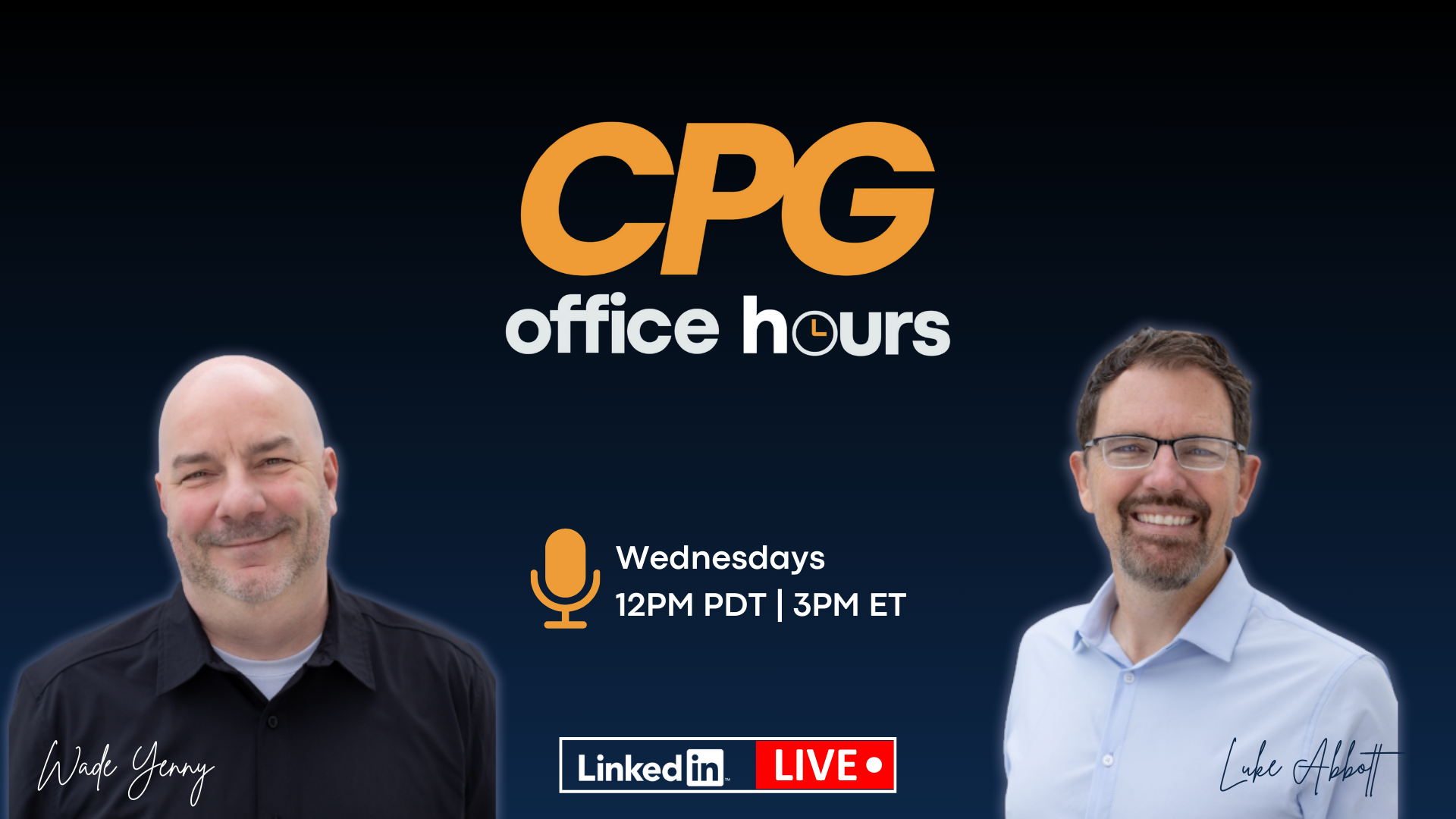 CPG Office Hours - LinkedIn Event Image CPG Office Hours - LinkedIn Event Image